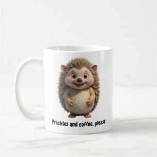 BESTSELLER! Hedgeho Mug - Prickles and coffee...