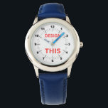 BESTSELLER! Kid's Leather Strap Watch - ⌚<br><div class="desc">This Kid's Leather Strap Watch is designed with little ones in mind — stylish,  durable,  and ready for personalisation. Add a name or special message to create a fun and meaningful accessory they'll love to wear.</div>