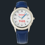 BESTSELLER! Kid's Leather Strap Watch - ⌚<br><div class="desc">This Kid's Leather Strap Watch is designed with little ones in mind — stylish,  durable,  and ready for personalisation. Add a name or special message to create a fun and meaningful accessory they'll love to wear.</div>