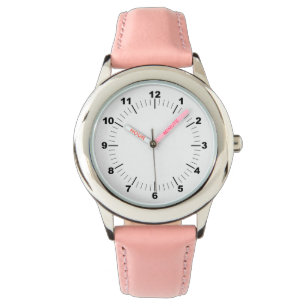 BESTSELLER! Kid's Leather Strap Watch - ⌚ Pink