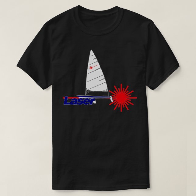 Bestseller Laser Class Sailing laser dinghy T-Shirt (Design Front)