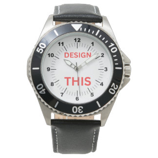 BESTSELLER! Men's Watch - ⌚- Black Leather