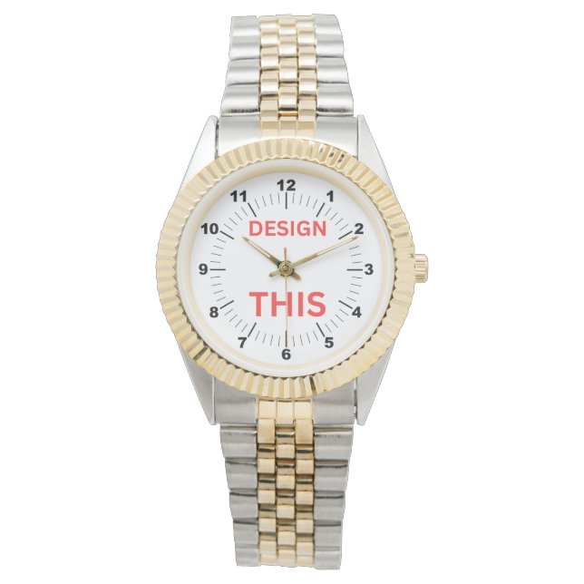 BESTSELLER! Men's Watch - ⌚- Two-Tone (Front)