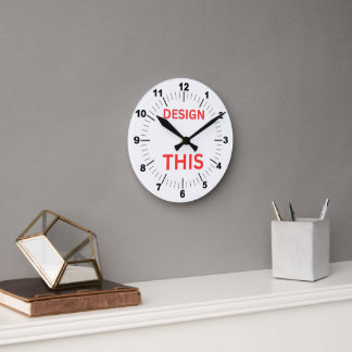 BESTSELLER! Wall Clock, 8" Round Acrylic 🕗 Clock