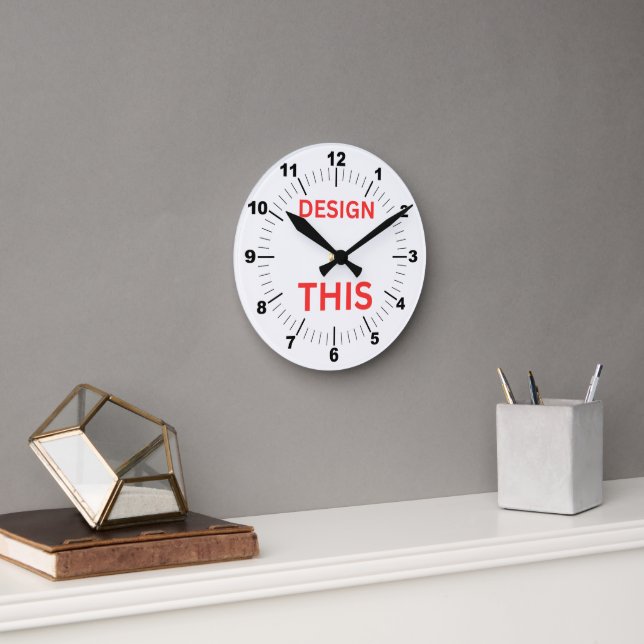 BESTSELLER! Wall Clock, 8" Round Acrylic🕗 Clock (Office)