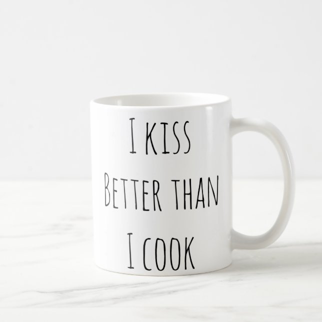 Bestselling I kiss better than I cook Coffee Mug (Right)