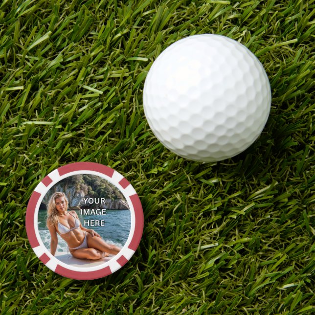BET! 🎲 Add Text or Image Poker Chips (Golf Ball Marker)