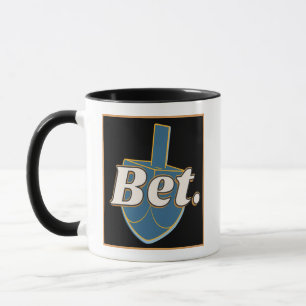 Bet. Hanukkah Dreidel Gimel Joke Gift Gen Z Alpha  Mug