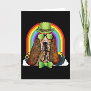 Bet Hound Dog Leprechaun Funny St Patricks Day Card