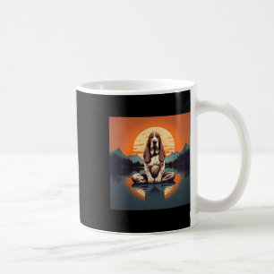 Bet Hound Dog Meditation Yoga Coffee Mug