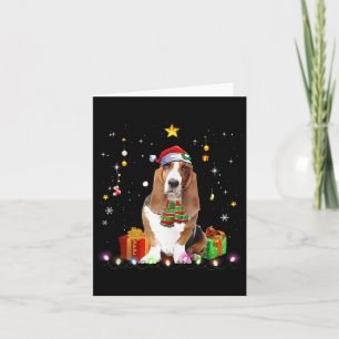 Bet Hound Dog Tree Christmas Sweater Xmas Dogs Gif Card