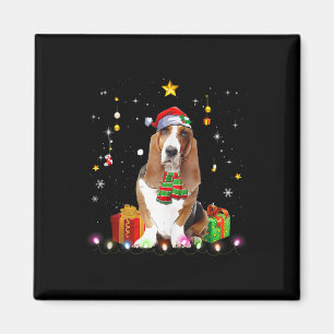 Bet Hound Dog Tree Christmas Sweater Xmas Dogs Gif Magnet