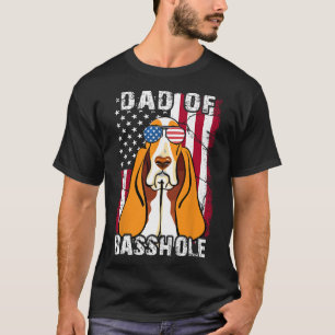 Bet-hound Father Day Gift Dad Of Bhole Dog 4th Of T-Shirt
