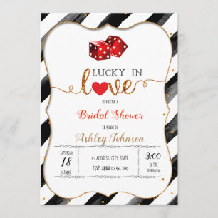 Bet on love party invitation
