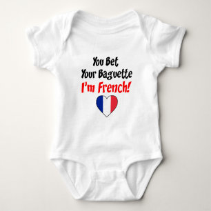 Bet Your Baguette French Baby Bodysuit