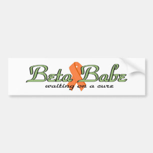 Beta Babe Bumper Sticker