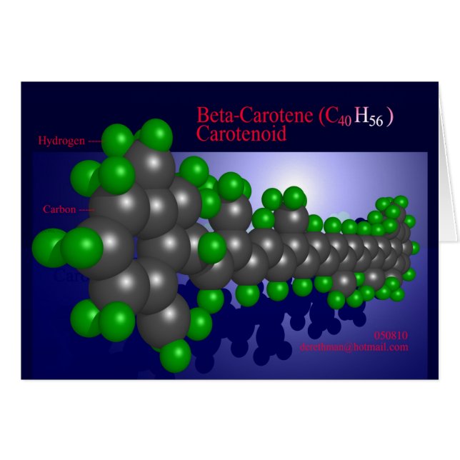 Beta-Carotene (card) (Front Horizontal)
