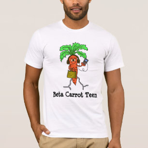 Beta Carrot Teen  (beta carotene) Funny T-shirt