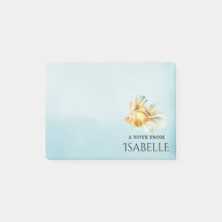 Beta Fish Personalised Post-it Notes