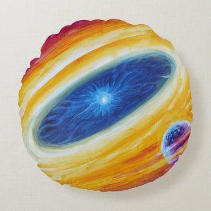 Beta Pictoris Round Cushion