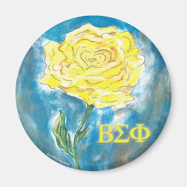 Beta Sigma Phi Magnet (Front)