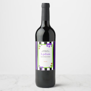 Betelgeuse Birthday Event Favor Wine Label