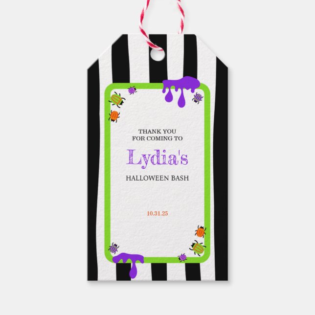 Betelgeuse Birthday Event Favour Tag (Front)