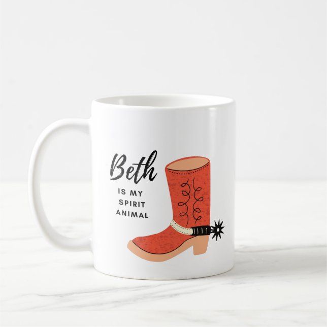 Beth Is My Spirit Animal Coffee Mug (Left)