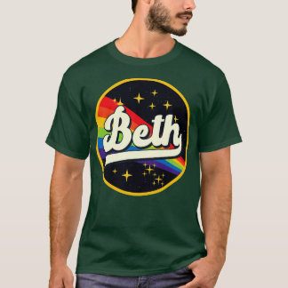 Beth Rainbow In Space Vintage Style T-Shirt