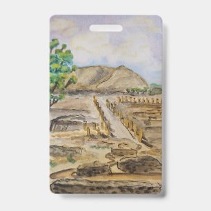 Beth Shean Luggage Tag ID Badge