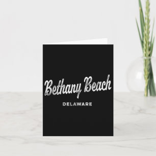 Bethany Beach Delaware De Vintage Athletic Sports Card