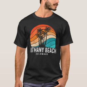 Bethany Beach Delaware Palm Tree Beach Souvenir T-Shirt