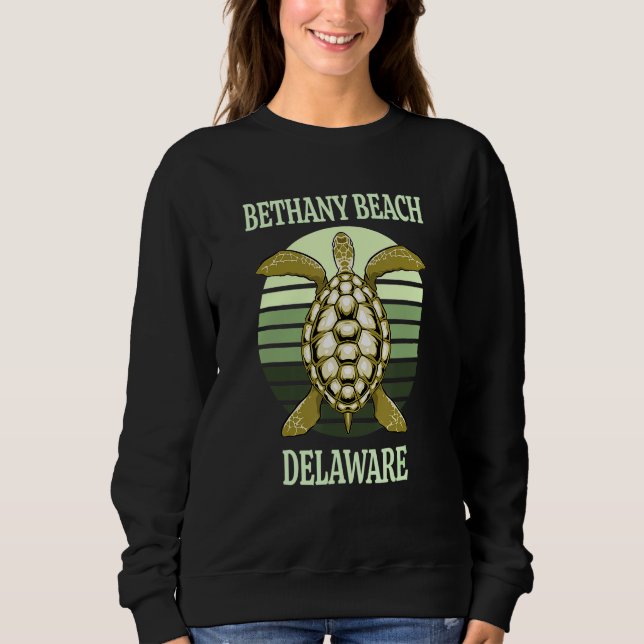 Bethany Beach Delaware Sea Turtle Sweatshirt (Front)