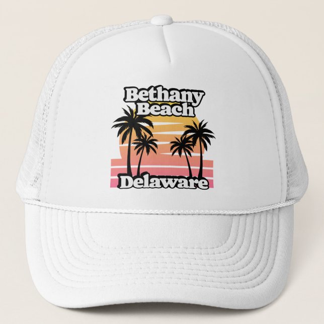 Bethany Beach Delaware Trucker Hat (Front)
