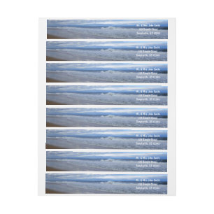 Bethany Beach I Wrap Around Label