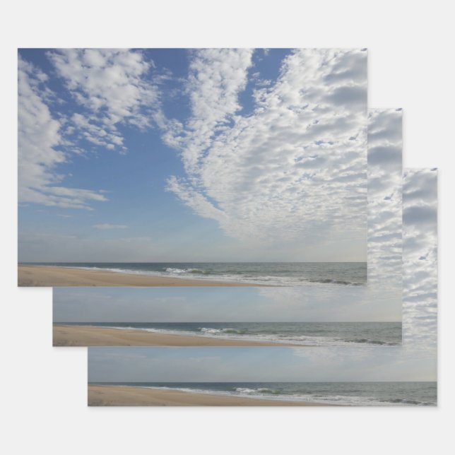 Bethany Beach II Wrapping Paper Sheet (Set)