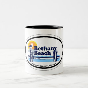 Bethany Beach. Two-Tone Coffee Mug