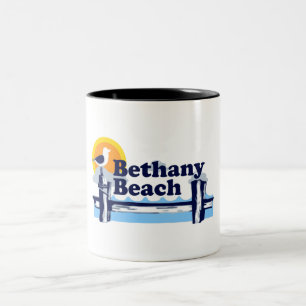Bethany Beach. Two-Tone Coffee Mug