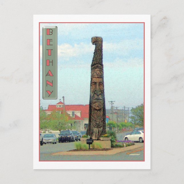 Bethany Totem Pole Postcard (Front)