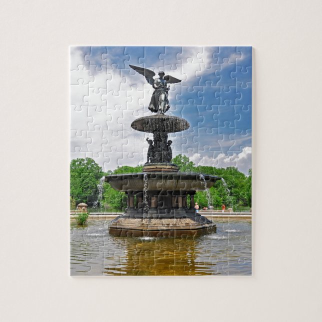 Bethesda "Angel of the Waters" Central Park, NYC Jigsaw Puzzle (Vertical)