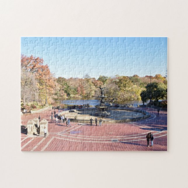 Bethesda Terrace New York City Central Park Photo Jigsaw Puzzle (Horizontal)