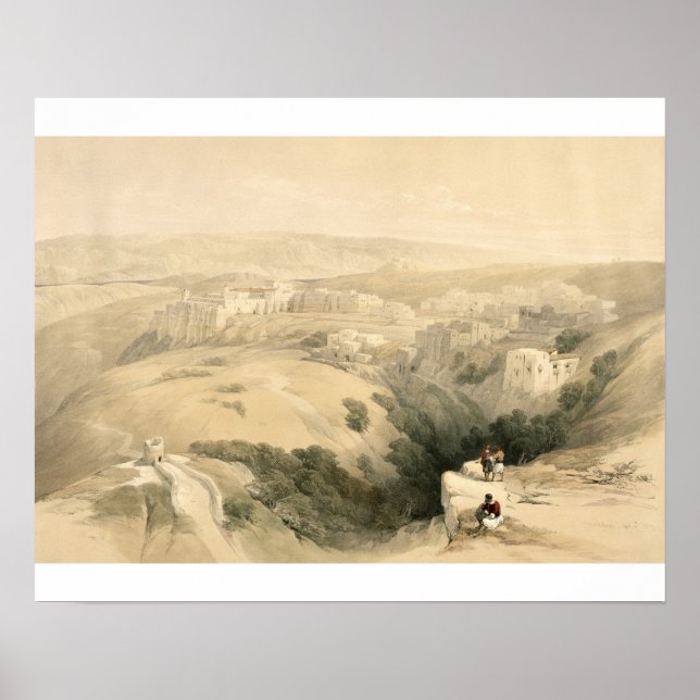 Bethlehem, April 6th 1839, plate 85 from Volume II Poster (Front)