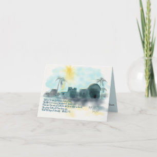 Bethlehem Christmas Holiday Card