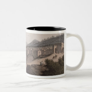 Bethlehem in Palestine, View of the Principal Part Two-Tone Coffee Mug