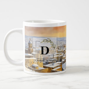 Bethlehem in Snow Jumbo Mug – Holy Land Gift