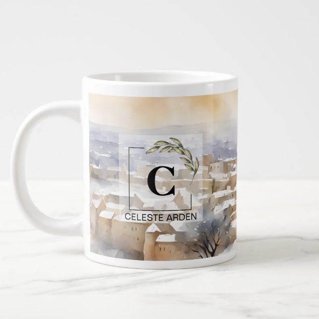 Bethlehem in Snow Jumbo Mug – Serene  (Left)