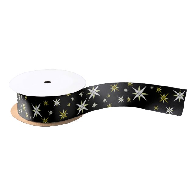 Bethlehem Night Shining Stars Satin Ribbon (Spool)