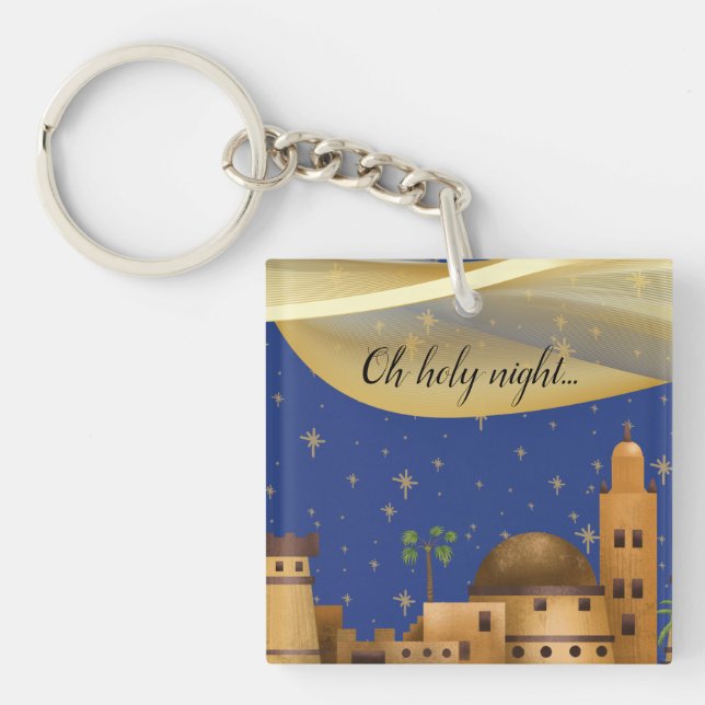 Bethlehem Oh Holy Night Key Ring (Front)