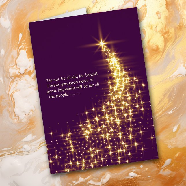 Bethlehem Star Cascade Christmas Card (Creator Uploaded)