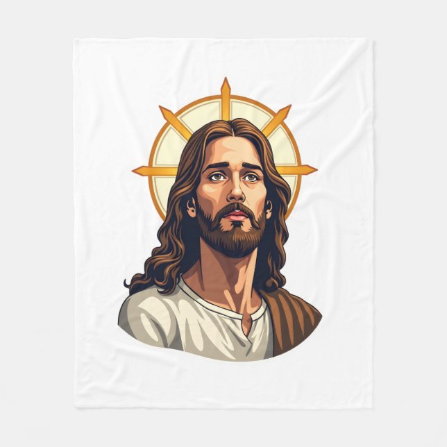 Bethlehem Star Christ Vintage Engraving Shirt Fleece Blanket (Front)